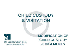 child custody modification of child custody judgements