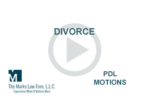 divorce lawyer PDL motions