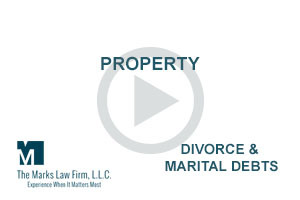 divorce property divorce and marital debts