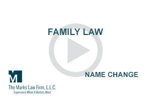 family law name change