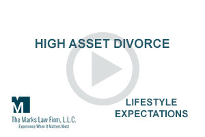 high asset divorce lifestyle expectations