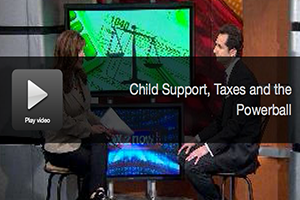 child support taxes and the powerball